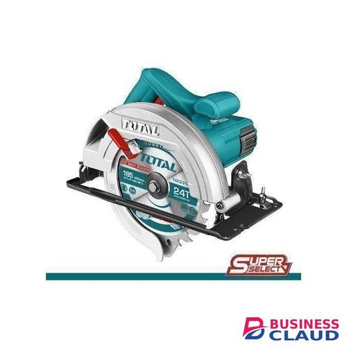 TOTAL Electric Circular Saw machine 185mm 7" with blade for cutting wood sheets for home and professional use