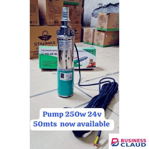 Solar Powered Submersible Water Pump With 24V With Performance Head Of 50 Meters