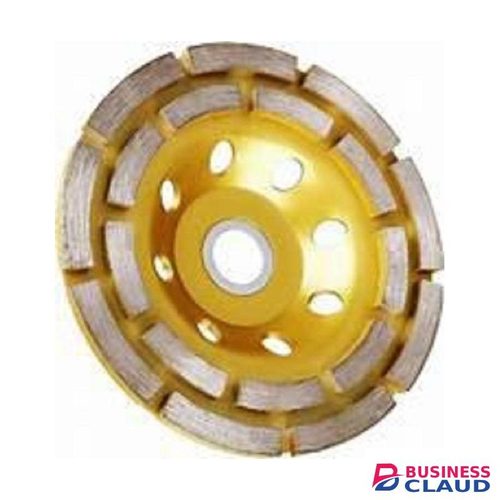 4.5 INCH Concrete Grinding Wheel, Double Row Diamond Cup Wheel for Polishing and Grinding Concrete Surface Brick Stone Marble Cement Granite