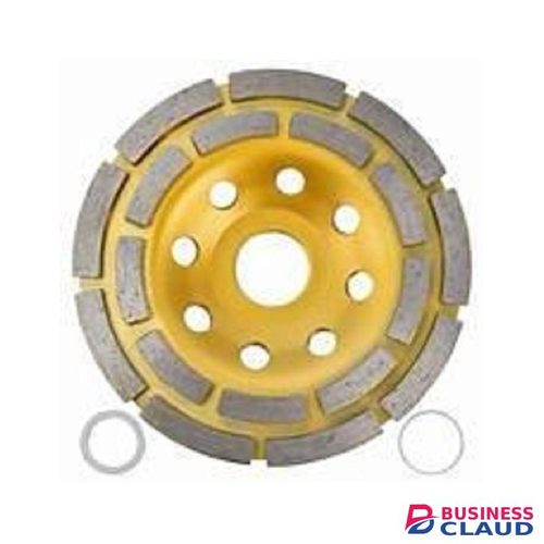 Heavy duty Segment Double Row Grinder Wheel Grinder/terrazo/diamond Disc for Polishing and Cleaning Concrete Surface,Cement,Marble, Granite