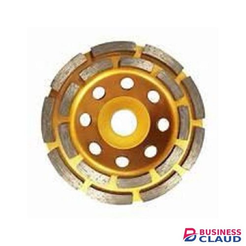 Diamond Concrete Grinding Wheel for Polishing and Cleaning Stone Concrete Surface, Cement, Marble, Rock, Granite, and Thinset Removing, Angle Grinder Wheels Cup (7 Inch Threaded Double Row)