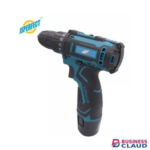 12V Mini Portable Brushed Motor Cordless Drill For DIY Household Makeover / Projects. 2 Batteries + Drill Bits