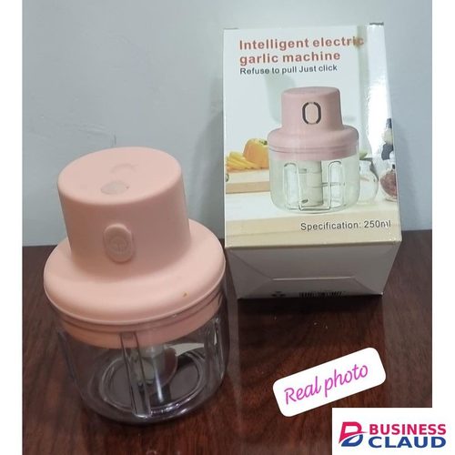 250ml Rechargeable Intelligent Garlic Pepper Kachumbari Grinder Machine Perfect for Kitchen Use Easy to Operate and Clean Efficient Grinding for Herbs, Spices, and Vegetables