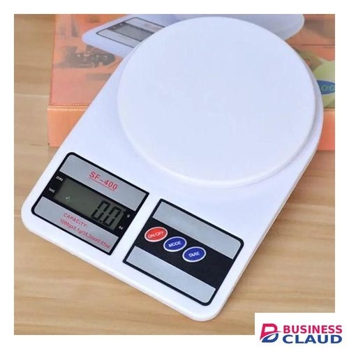 Digital Kitchen Scale 22lb/10kg Capacity / Stainless Steel Food Scale with Oz/g Units / Replaceable Battery Power / Ideal for Meal Prep, Cooking, Baking