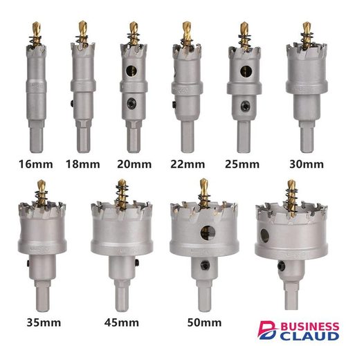 TCT Hole Saw Cutter Metal Hole Cutting Bit Set-for Stainless Steel, Brass, Aluminum, Plastic