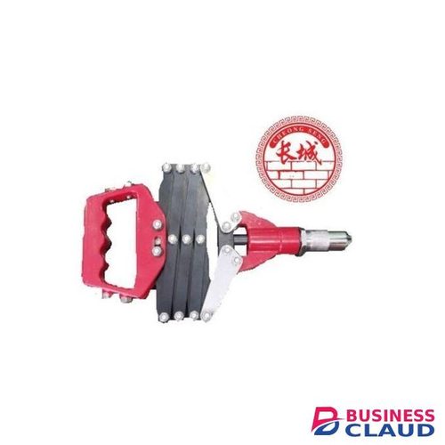Expert Heavy-Duty Lazy Tong Pop Riveter With 5 Replaceable Nosepieces, Single pull Action Riveter, Fast Riveting for Professional industrial, DIY use