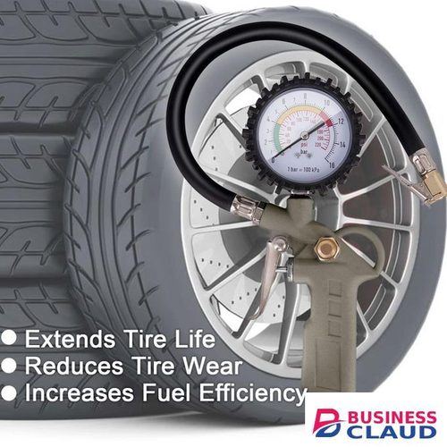 Tire Pressure Gauge Digital Tyre Pressure Gauge -Multifunctional Air Pressure Monitor - Tire Refill Meter for Cars Motorcycles Offroad Vehicles & Bikes