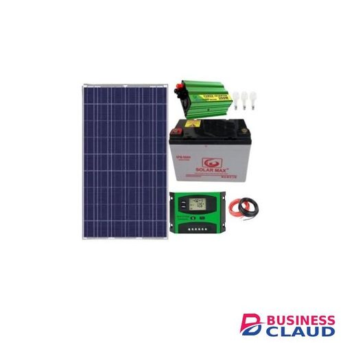 Sunlight Solar 80W Monocrystalline solar panel +50Ah solar battery+300W solar inverter +10Ah solar charge controller+3 Dc bulb +5m red,5m black cable