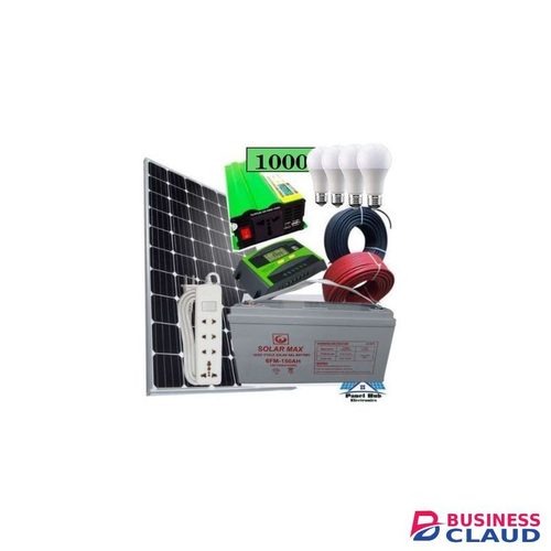 Phoenix 200W Solar Panel Full Kit + 150AH Battery + 20AH Solar Charge Controller + 1000W Inverter + 4 DC Bulbs +Extension +10m Cable