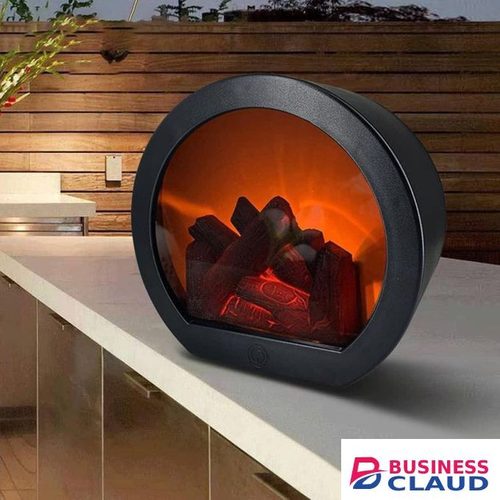 Simulated flame fireplace lamp, LED decorative table lamp, suitable for home decoration
