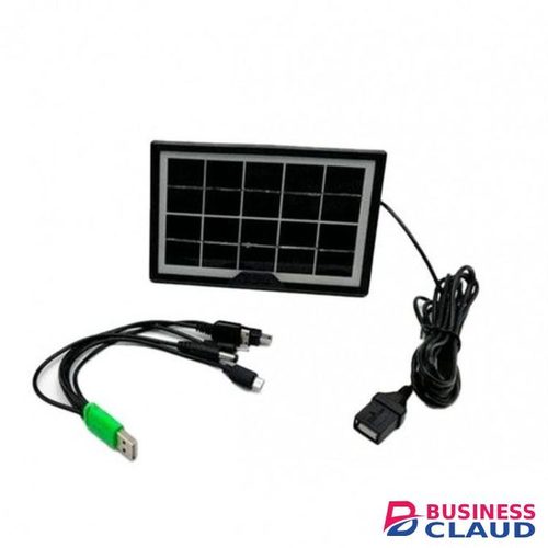 CcLamp Solar Mobile Phone Charger 3.8W with USB Multi-Head Cable