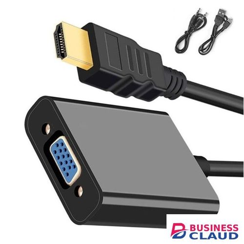 HDMI To VGA Adapter 1080P For Laptop,pc,Desktop， With Audio Power Output