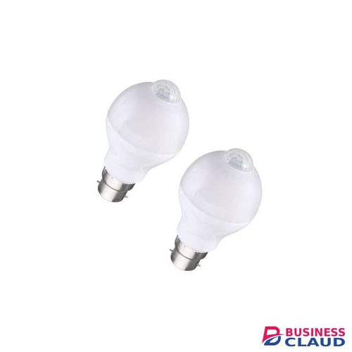 B22 7W Auto PIR Motion + Light Sensor Detection LED (Pack Of 2)