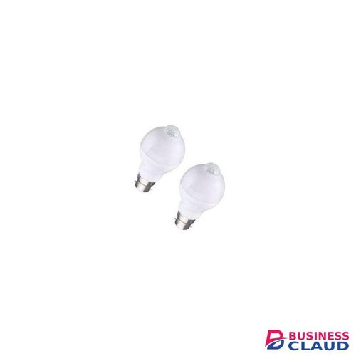 Auto B22 7W PIR Motion + Light Sensor Detection LED (Pack Of 2)
