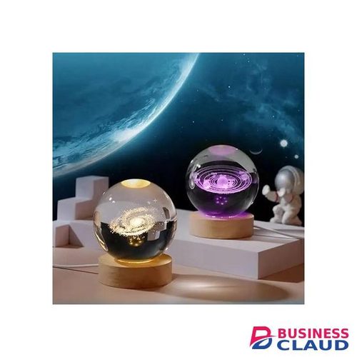 Unique 3D Crystal Ball Lamp With Galaxy And Planetary Projections USB Night Light For Cozy Atmosphere Plasma Ball
