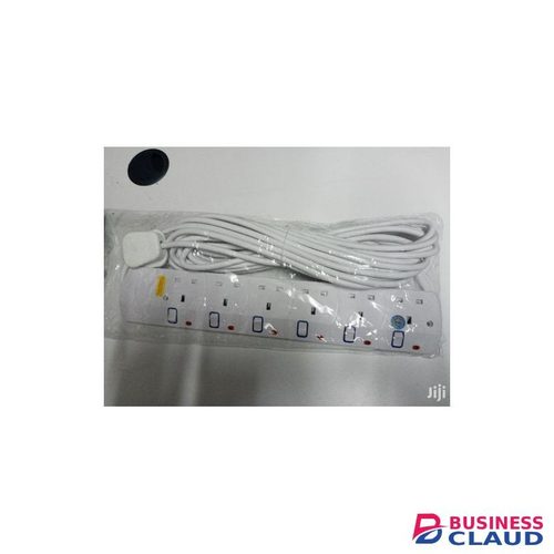 6-Way Socket Power Extension With 10m Cabled Long