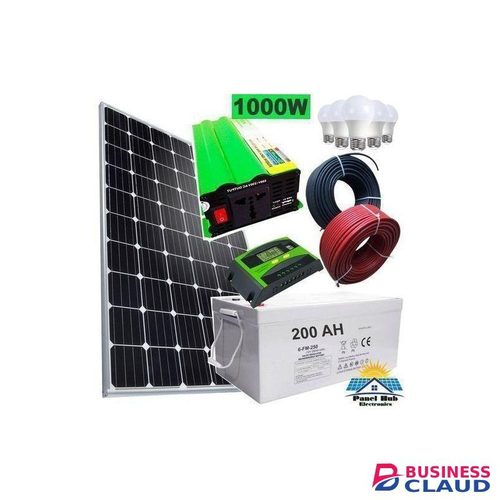 Sunlight Solar 300W SOLAR AFRICA FULLKIT SYSTEM.Plus Free 10M Dropper Cable.(MONO PANEL + HEAVY DUTY BATTERY)