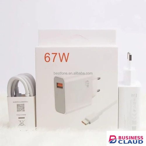 67W USB-C Fast Charger EU Adapter for Xiaomi Redmi Note 12 13 Pro Mi 11 Ultra with Type-C Cable