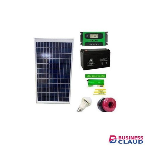 Sunnypex 200 Watt Solar Fullkit.200 Watts Mono Solar Panel All Weather+150 Ah Battery Non Mantainance +20A Controller+600 Watts Inverter+4 Bulbs+10 Metres Dropping Cable