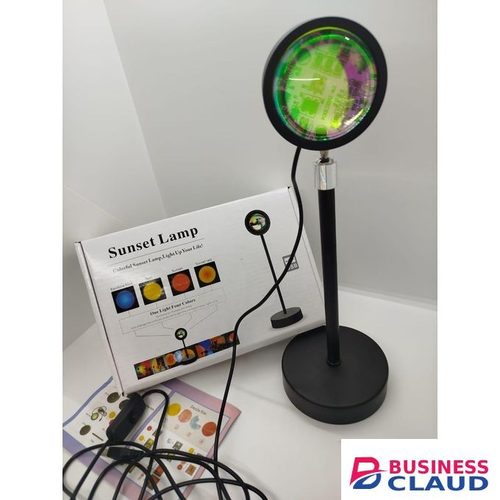 Sunset Projection Lamp for Cafe & Living Room – LED Night Light with Multi-Colors