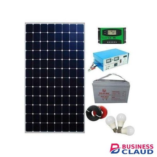 Sunnypex 200 Watts Solar Panel Special All Weather Fullkit + 150AH Battery + 600Watts Solar Inverter + 30 Ah Charge Controller+5 bulbs + dropping cable+EXTENSIONs