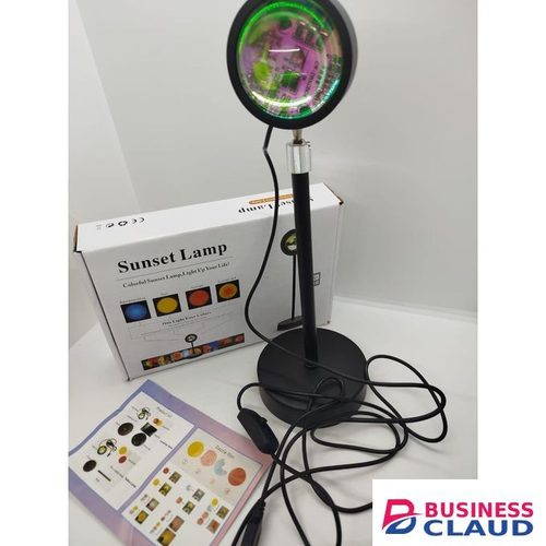 Romantic LED Sunset Projector Light USB 180° Rotation for Aesthetic Living Room