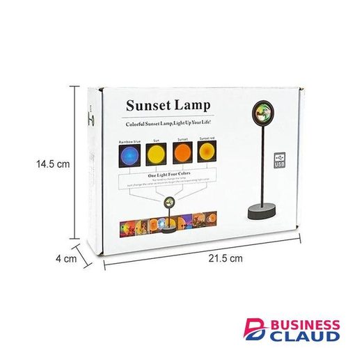 Modern Nordic Sunset Projector Lamp USB Adjustable LED Light for Room Decoration