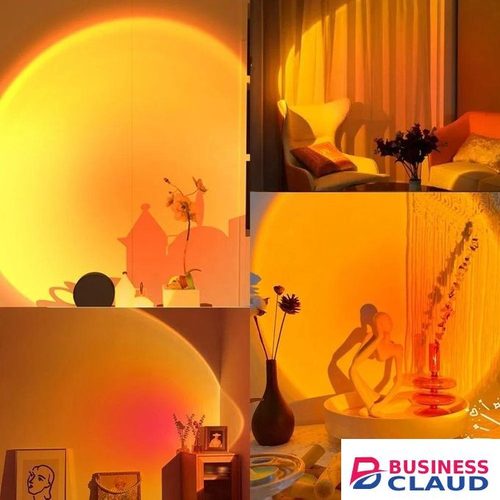 Soft Glow Sunset LED Light – Rotatable Projection Lamp For Romantic Atmosphere In Bedroom And Living Room