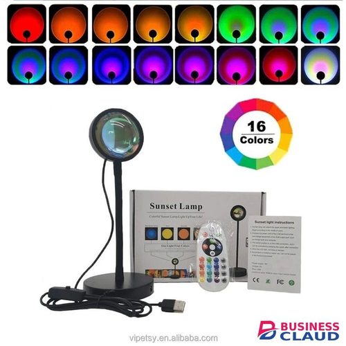 Sunset Projection Lamp for Home & Cafe – Best LED Night Light for Atmosphere