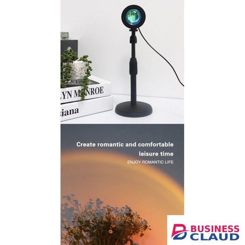 Nordic LED Sunset Lamp Adjustable USB Projection Light for Stylish Home Decor