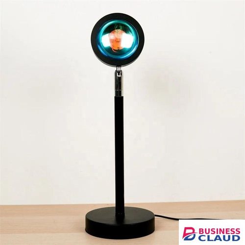 Adjustable Sunset LED Mood Lamp With 180° Projection For Interior Decoration And Videos