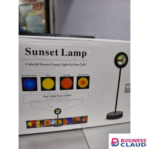 Minimalist Sunset Projection LED Lamp With USB Power & Touch Control