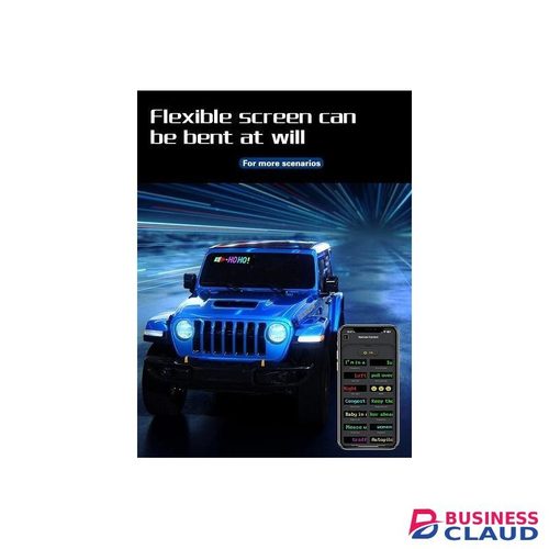 LED RGB Matrix Panel Rolling Advertisement LED Sign USB 5V with Remote Programmable logo light for Car Shops Offices Restaurants