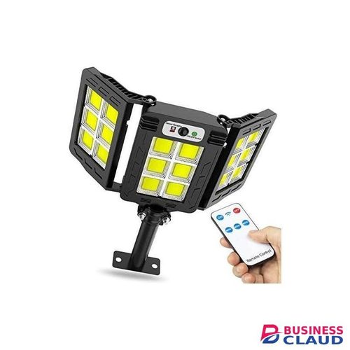 Solar Light Outdoor With Motion Sensor 3 Heads Solar Street Light, Security Lights Outdoor IP66 Waterproof 270° Wide-Angle Flood Light
