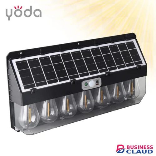 Tungsten bulbs outdoor Solar sensor wall lamp light with solarpane