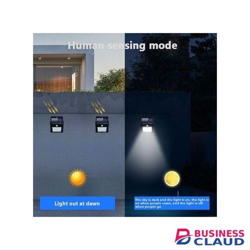 40W Waterproof Solar Wall Light Outdoor Safety Light