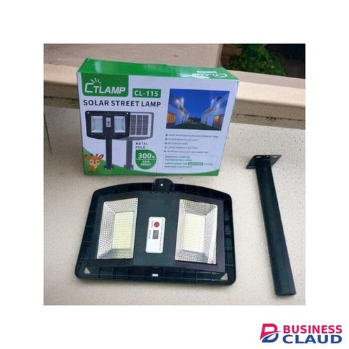 CTLAMP 300W Ultra Premium Solar Street Light with Motion Activation, Inbuilt Li-Ion Battery, Waterproof Housing & Enhanced Outdoor Performance