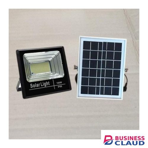 Super Bright 100W Solar Flood Light Outdoor Dusk To Dawn With Remote Control For Yard, Gazebo, Shed, Barn, Porch, Patio, Garage, Garden