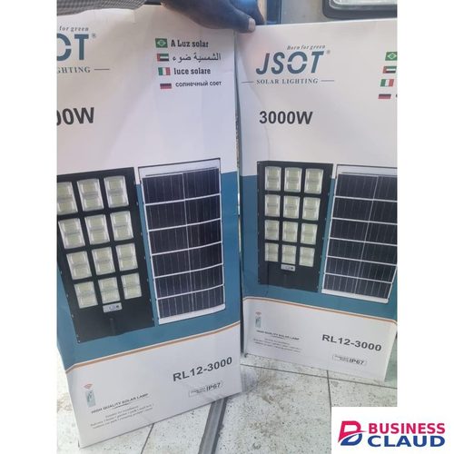 JSOT 3000W Solar Flood Light – IP67 Waterproof, Outdoor Security Street Light
