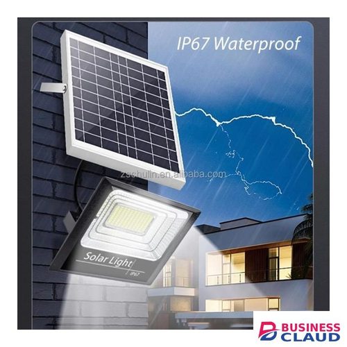Jindian 100W Solar floodlight outdoor waterproof solar security light dusk to dawn floodlight super bright solar security light