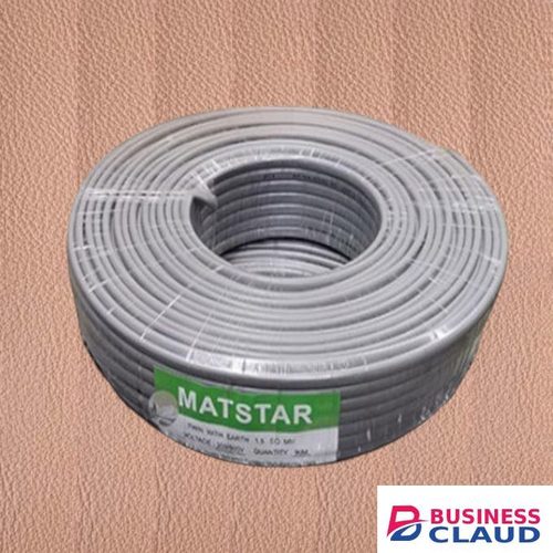 Mat Star Resistant to moisture Reliable Quality 1.5MM 90M Metres Twin With Earth Flat Electrical Wiring Cable