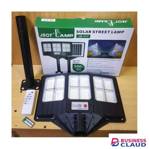 JSOT Durable Quality 500W Watts Double Sided Outdoor Security Light Automatic On And Off Waterproof Solar Street Light