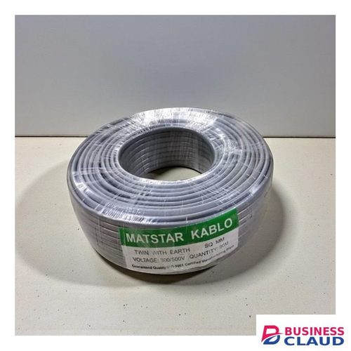 Mat Star High Durability PVC Sheathed 2.5MM Twin With Earth 90 Metres Earth Electrical Wiring Cable