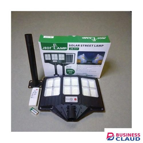 JSOT Super Bright 500W Watts Double Sided Outdoor Security Light Energy Saving Light Sensor Automatic Dusk To Dawn Solar Street Light