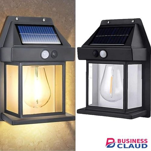 Solar Interaction Wall LED Lamp Motion Sensor Waterproof Outdoor Security Light