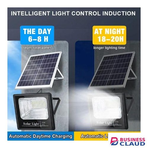 Jindian 100W security solar light super bright solar floodlight waterproof outdoor Floodlight