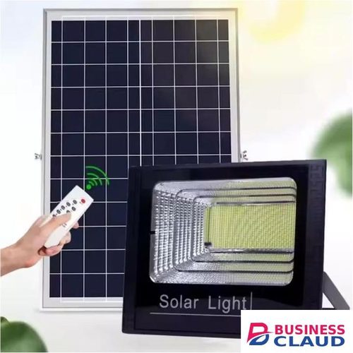 Jindian 100W solar floodlight dust to dawn solar security light outdoor waterproof solar floodlight super bright solar floodlight
