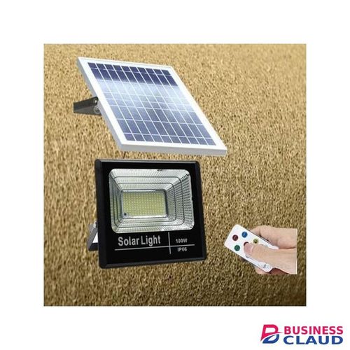 Energy Saving Inbuilt Battery IP66 Waterproof 100 Watts Outdoor Security LED Solar Flood Light