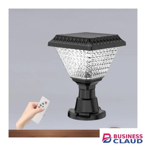 Solar Light Maintenance-Free Inbuilt Rechargeable Li-Ion Battery Pillar Post, Gate Or Garden Outdoor Security Flood Lamp Light