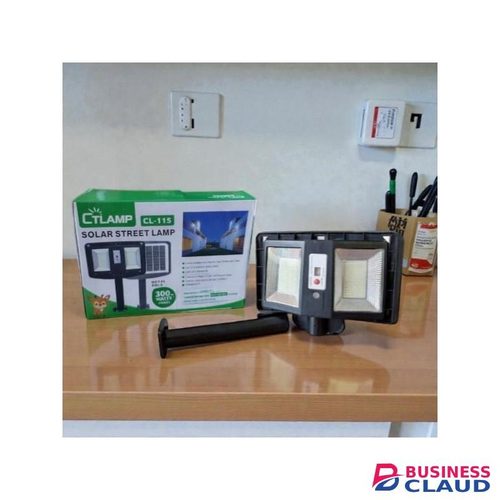 CTLAMP 300W Outdoor Security Motion Sensor Premium Quality Solar Street Light For Wide Coverage